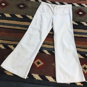 Abercrombie & Fitch Vintage 90's Low Rise Front Pocket Boot Cut Tan Pants 16